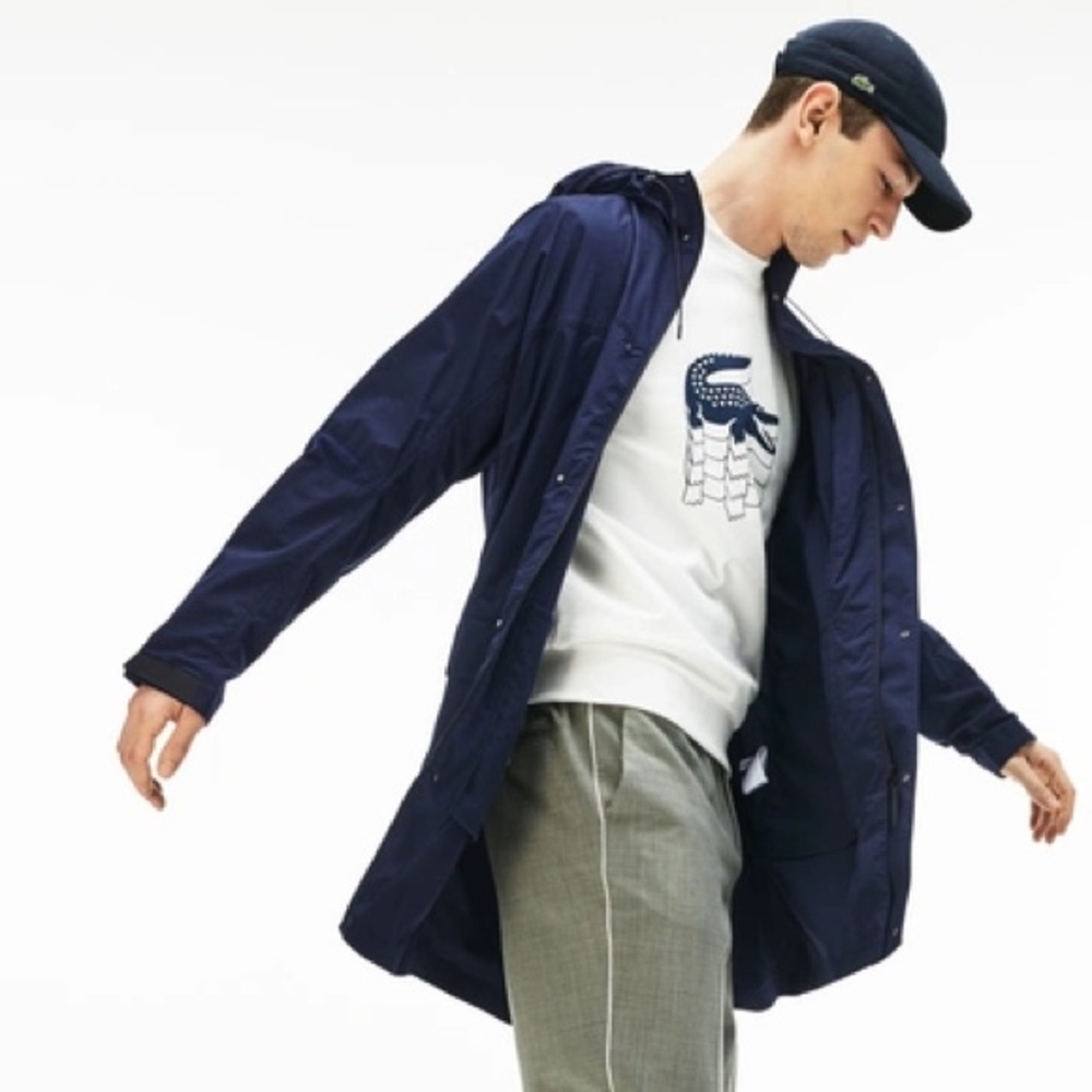 Men’s Lacoste Navy Raincoat